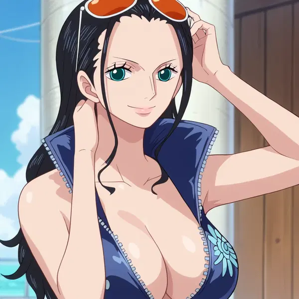 nico robin cosplay nude - The Restlessness That Found Me Again - AI generated square image in 1080x1080 resolution by @anon