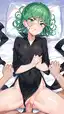 tatsumaki pics - Want So Deep It Has No Bottom - AI generated portrait image in 1080x1920 resolution by @anon