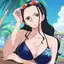 nico robin naked gif - The Soft Violence of Shadow - AI generated square image in 1080x1080 resolution by @anon