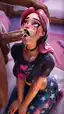 fortnite hush hentai - The Pressure That Stayed After Midnight - AI generated portrait image in 1080x1920 resolution by @anon