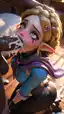 zelda naked gif - The Burn That Found Me Again - AI generated portrait image in 1080x1920 resolution by @anon