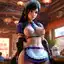 tifa lockhart cosplay naked - Heat That Drives Me Mad - AI generated square image in 1080x1080 resolution by @anon