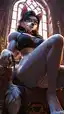 360 furry porn - The Burn That Opened in Shadow - AI generated portrait image in 1080x1920 resolution by Anonymous Creator