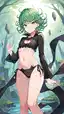 tatsumaki milk - A Velvet That Made Shadows Feel Warm - AI generated portrait image in 1080x1920 resolution by @anon
