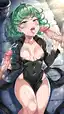 tatsumaki tickle - Nights That Leave Me Addicted - AI generated portrait image in 1080x1920 resolution by @anon