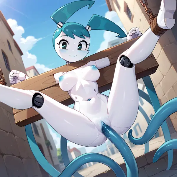robot animation sex - The Pressure That Became the Answer - AI generated square image in 1080x1080 resolution by @anon