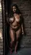 chubby latina nude - A Fire That Made Shadows Feel Warm - AI generated portrait image in 1080x1920 resolution by @anon