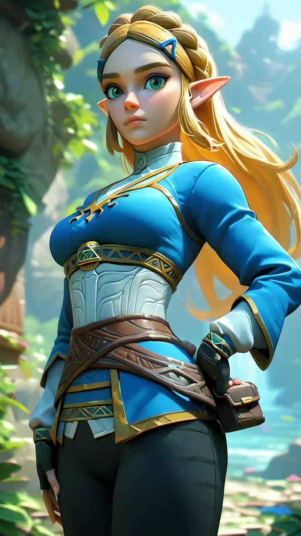 zelda riju naked - Burning for What the Night Always Promises - AI generated portrait image in 1080x1920 resolution by Anonymous Creator