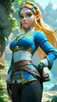zelda riju naked - Burning for What the Night Always Promises - AI generated portrait image in 1080x1920 resolution by @anon
