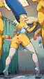simpsons pregnant porn - The Flame That Made Its Own Rules - AI generated portrait image in 1080x1920 resolution by @anon