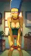 the simpsons porn compilation - An Ember That Moved Like a Secret - AI generated portrait image in 1080x1920 resolution by @anon