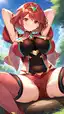 pyra fae nude - The Edge That Left a Mark - AI generated portrait image in 1080x1920 resolution by @anon