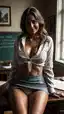 chat with girls porn - What Fire Does After Midnight - AI generated portrait image in 1080x1920 resolution by @anon