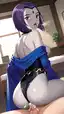 teen titans raven drawing - An Honest Kind of Yearning - AI generated portrait image in 1080x1920 resolution by @anon