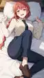 chainsaw man reze porn - A Heat That Taught the Dark to Answer - AI generated portrait image in 1080x1920 resolution by @anon