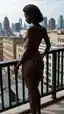 ebony lesbian 3some - An Honest Kind of Ache - AI generated portrait image in 1080x1920 resolution by Anonymous Creator