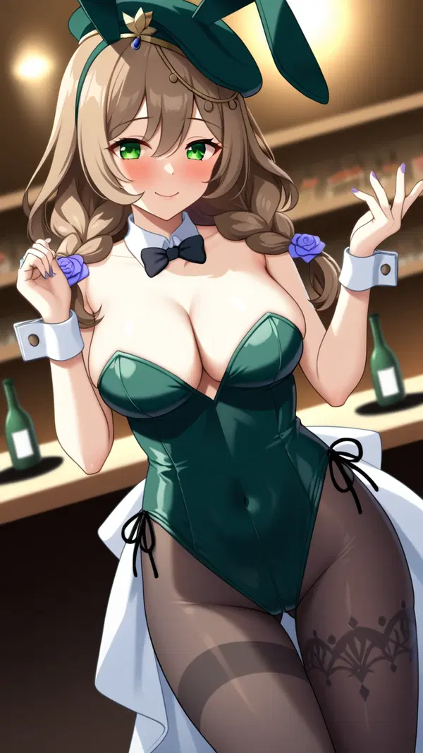 genshin impact porn cosplay - The Promise That Changed the Room - AI generated portrait image in 1080x1920 resolution by Anonymous Creator