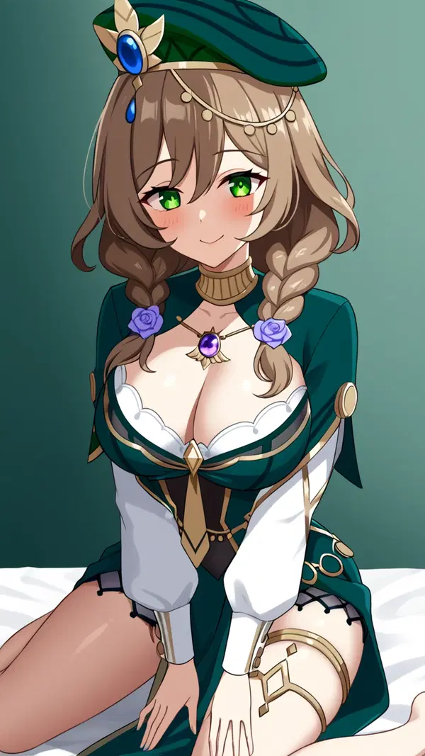 lynette genshin impact porn - A Fire That Refused to Fade - AI generated portrait image in 1080x1920 resolution by @anon