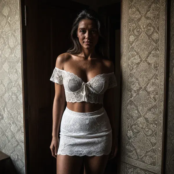 nude ai gif - The Moonlight That Knew Where to Find Me - AI generated square image in 1080x1080 resolution by @anon