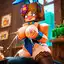 minecraft porn cosplay - The Gravity That Felt Too Close to Name - AI generated square image in 1080x1080 resolution by @anon