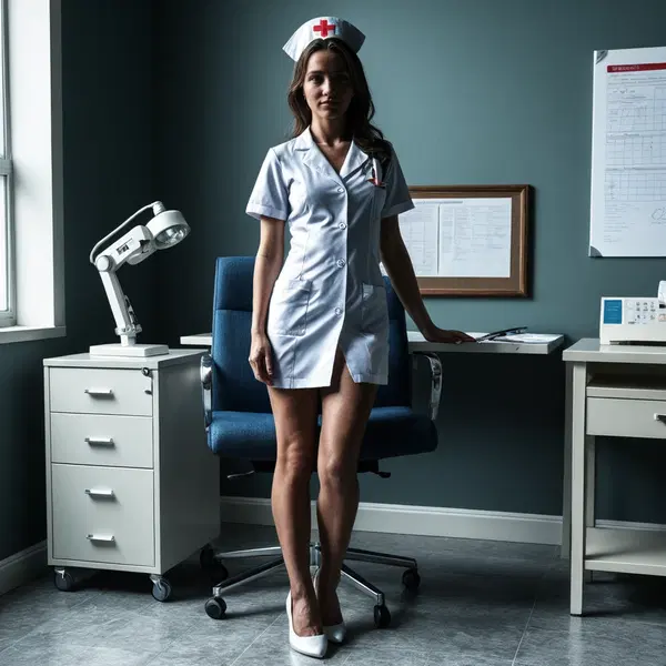 hot nurse nude - Where Wanting Becomes a Way of Life - AI generated square image in 1080x1080 resolution by @anon