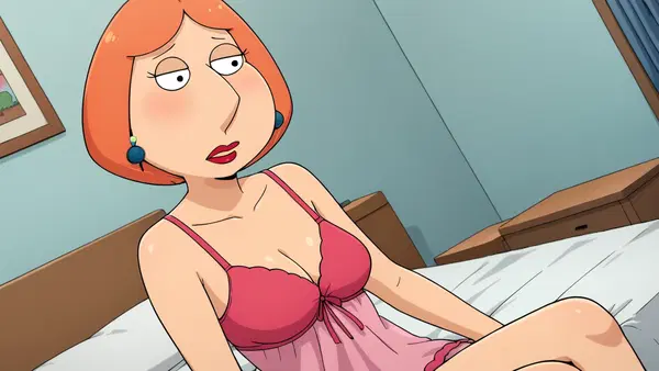 family guy lois nude - The Shape Whisper Takes at Night - AI generated square image in 1080x1080 resolution by @anon