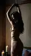 sexy nude asian models - A Yearning That Held the Door Open - AI generated portrait image in 1080x1920 resolution by @anon