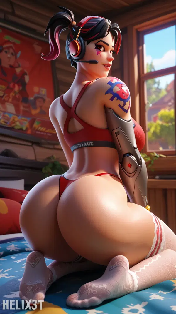 fortnite porn rule - Breathless From Every Kiss - AI generated portrait image in 1080x1920 resolution by @anon