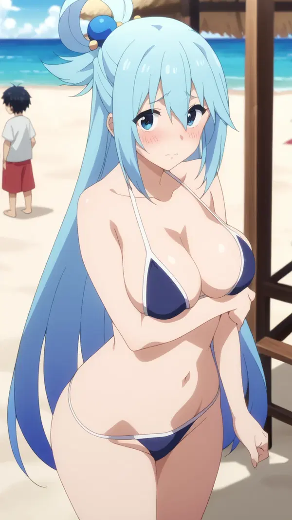 konosuba iris porn - Desire That Grows With the Dark - AI generated portrait image in 1080x1920 resolution by @anon