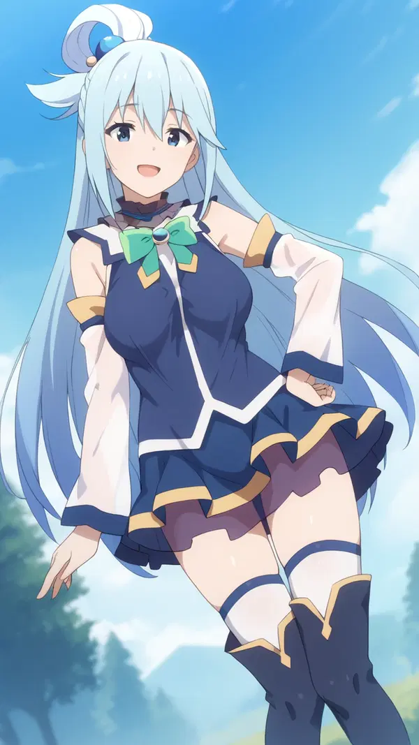 konosuba juego xxx - The Temptation That Breathed Under the Surface - AI generated portrait image in 1080x1920 resolution by @anon