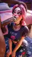 hentai fortnite hope - The Shadow That Came Without Mercy - AI generated portrait image in 1080x1920 resolution by @anon