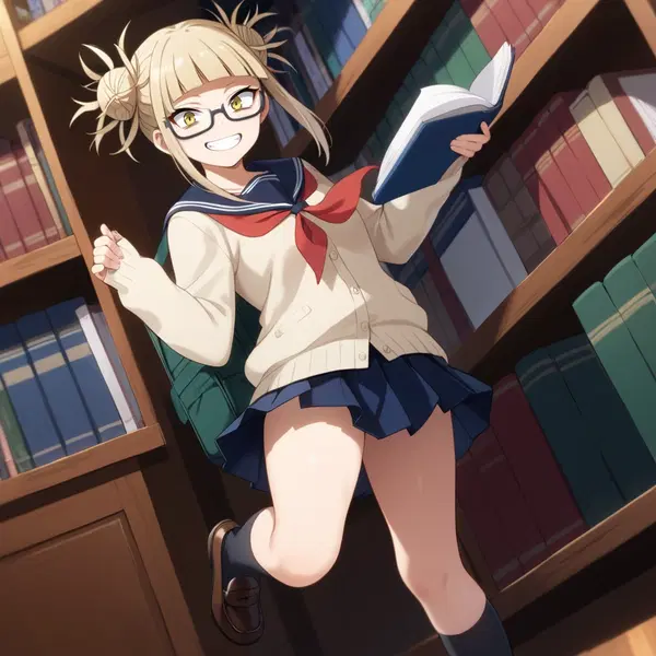himiko toga gif - A Velvet That Made the Air Remember - AI generated square image in 1080x1080 resolution by @anon