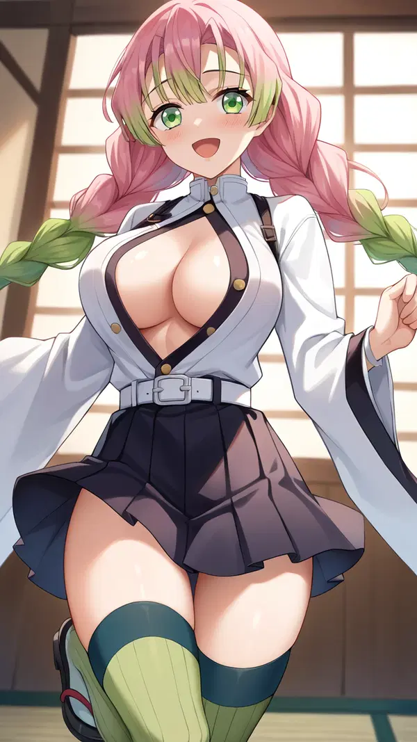 rule 34 mitsuri vs fourth moon - A Room Filled With Magnet - AI generated portrait image in 1080x1920 resolution by @anon