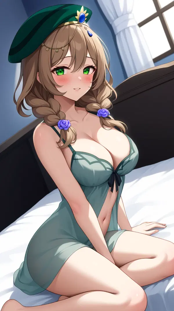 genshin impact mods nude - An Ember That Made Control Disappear - AI generated portrait image in 1080x1920 resolution by @anon