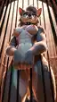 furry joi porn - The Secret Shape of Velvet - AI generated portrait image in 1080x1920 resolution by @anon