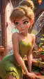 tinker bell ai porn - A Hunger That Waited in the Dark - AI generated portrait image in 1080x1920 resolution by @anon