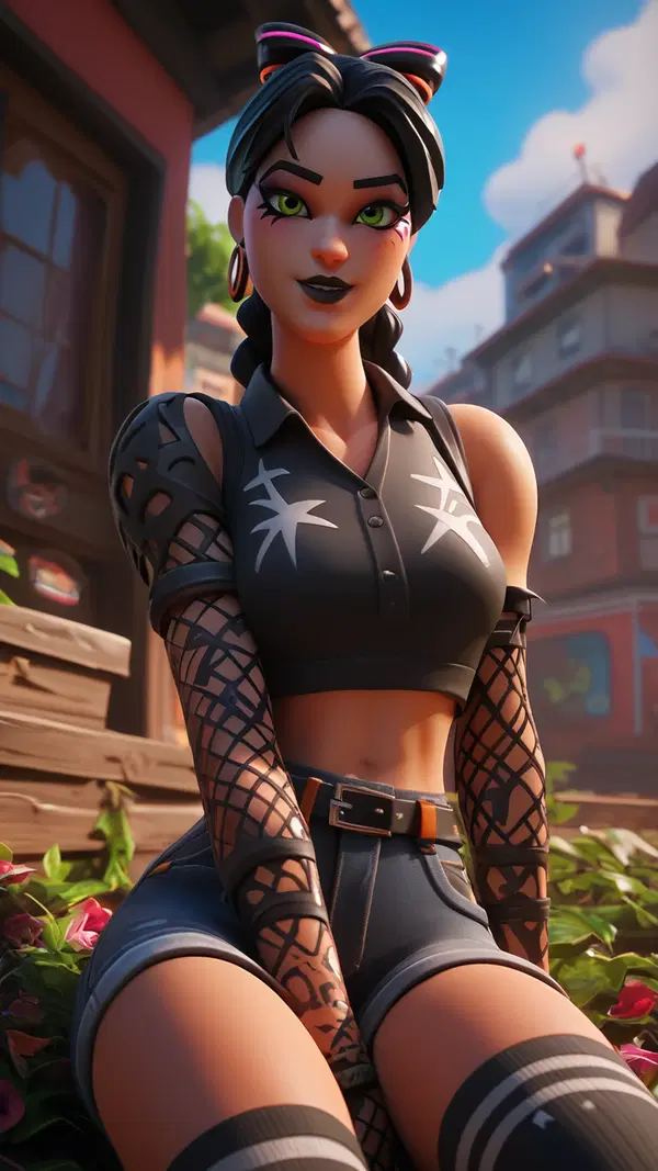 fortnite sabrina carpenter porn - A Spark That Refused to Fade - AI generated portrait image in 1080x1920 resolution by @anon