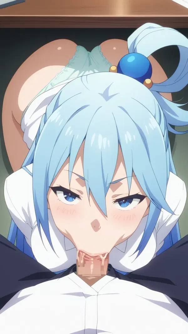 konosuba aqua r34 - A Temptation Too Deep to Name - AI generated portrait image in 1080x1920 resolution by @anon
