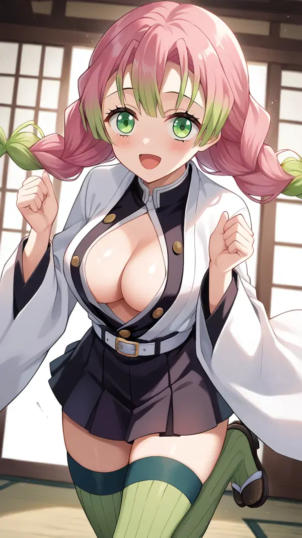 demon slayer porn parody - Nights That Turn Into Flames - AI generated portrait image in 1080x1920 resolution by @anon