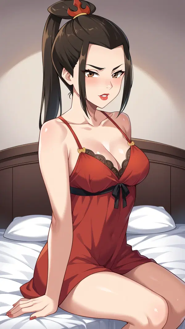 avatar the last airbender nude - The Burn That Made the Night Lean Closer - AI generated portrait image in 1080x1920 resolution by @anon