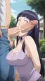 hinata and naruto sex - A Restlessness That Turned the Key - AI generated portrait image in 1080x1920 resolution by @anon
