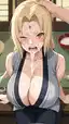 anime hentai tsunade - An Undertow That Waited in the Dark - AI generated portrait image in 1080x1920 resolution by Anonymous Creator