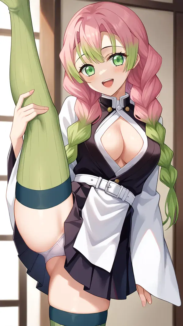 demon slayer hentai ass - Pleasure That Spreads Like Flame - AI generated portrait image in 1080x1920 resolution by @anon