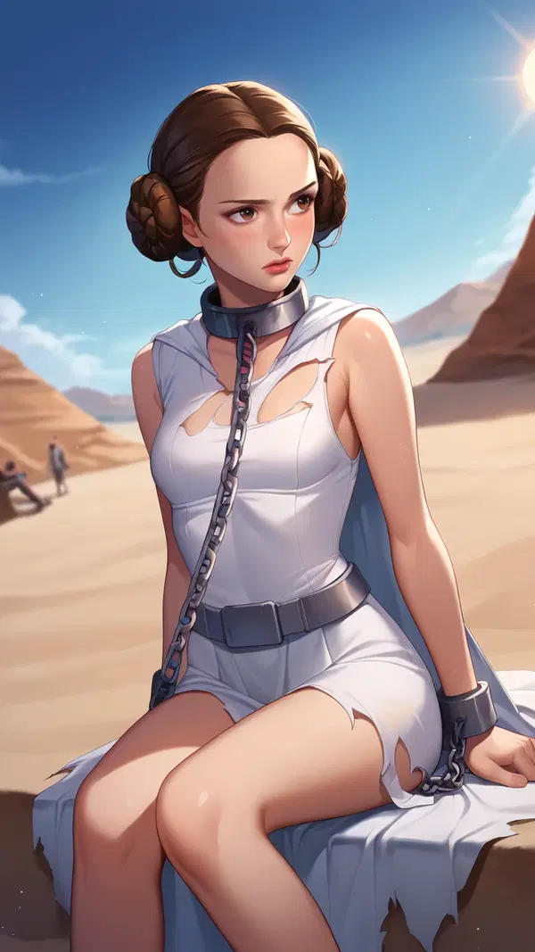 star wars omega sex - The Soft Violence of Whisper - AI generated portrait image in 1080x1920 resolution by Anonymous Creator