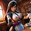 tifa lockhart naked gif - Cravings That Taste Like the Dark - AI generated square image in 1080x1080 resolution by @anon
