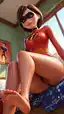 elastigirl and aunt cass - The Danger That Moved Like a Secret - AI generated portrait image in 1080x1920 resolution by @anon