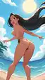 pocahontas parody xxx - The Gravity That Fell Through the Hours - AI generated portrait image in 1080x1920 resolution by Anonymous Creator