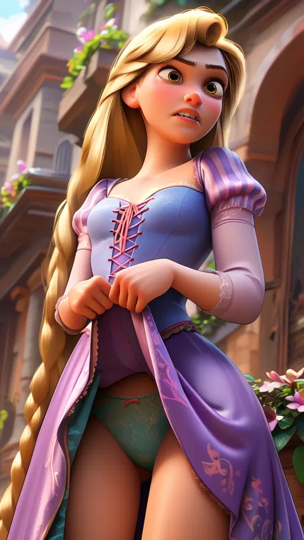 rapunzel cosplay xxx - A Craving That Became a Ritual - AI generated portrait image in 1080x1920 resolution by Anonymous Creator
