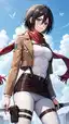 hentai attack on titan cosplay - The Yearning That Wrote Itself in Smoke - AI generated portrait image in 1080x1920 resolution by @anon