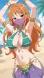 nami one piece chibi - Burning Slow and Feeling Everything - AI generated portrait image in 1080x1920 resolution by @anon